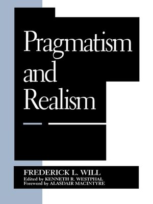 cover image of Pragmatism and Realism